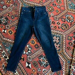 Gap size 12/31 true skinny black jeans